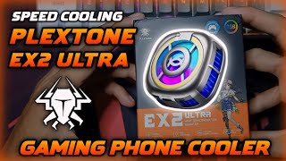 Plextone EX2 ULTRA Phone Cooler  Speed Cooling Test  Best Gaming Phone Cooler [upl. by Aber]