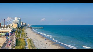 🔴🅻🅸🆅🅴🌬️Myrtle Beach🌊South CarolinaN Ocean Oceanfront Storm Forecast [upl. by Gnuh163]