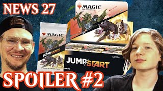 MTG Jumpstart Spoiler Teil 2 deutsch Magic the Gathering News 27 Trader Review Booster Display Info [upl. by Savick]