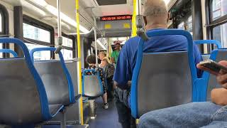 CTA On Board Riding 2013 New Flyer D60LFR Bus 4368 on Route 147 from Van Buren to Howard CTA [upl. by Edmanda]