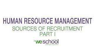 Hire the right person Sources of Recruitment [upl. by Nosrac]