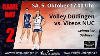 Volleyball NLA Saison 20242025 Volley Düdingen  Viteos NUC [upl. by Alyad]