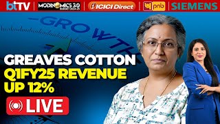 Exclusive Akhila Balachandar CFO Greaves Cotton On Q1 Earnings Sector Outlook amp FY25 Plans [upl. by Pfosi500]