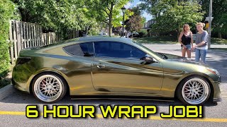 I Wrapped My Car In 6 Hours  The New MIDNIGHT SUN  What Do You Think [upl. by Odele]