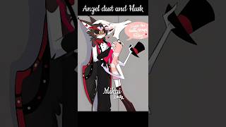 Angel dustampHusk😂hazbinhotel angeldust husk huskerdust memes funny fyp shorts [upl. by Emalia]