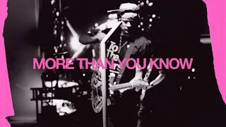 blink182  MORE THAN YOU KNOW Official Lyric Video [upl. by Aneras]