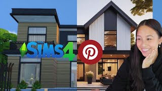 building a pinterest home in the sims  Newcrest Save [upl. by Therine]