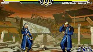 MUGEN  Reas vs Goenitz [upl. by Vanny]