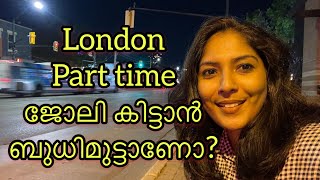 London parttime jobs  fanshawe  canada mallu  malayalam vlogs  thrissurkkari [upl. by Anirdnaxela]