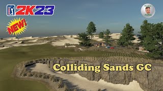 PGA Tour 2K23  Colliding Sands GC  Course Review amp Playthrough [upl. by Nirrek]