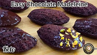 Easy Chocolate Madeleine  No chilling  No tools amp equipment  Rich amp Moist  Chocolate Haven [upl. by Repip226]