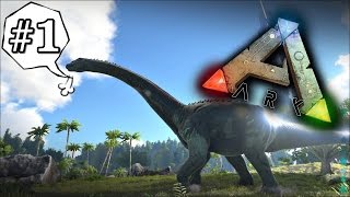 Ark Survival Evolved 1  คนบ้าบุกป่าไดโนเสาร์ FtOpzTv อัพใหม่ [upl. by Aim95]