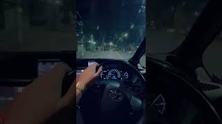 Winter night drive  Toyota Esquire Hybrid  POV Drive [upl. by Augusto]