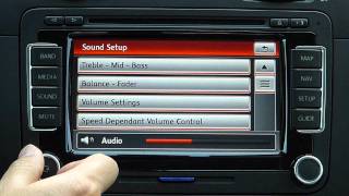 Volkswagen RNS510 GPS system demo review and tips in a VW Jetta TDI [upl. by Esiuole]