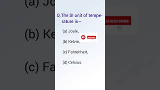 The SI unit of temperature is shorts thermal properties matter physics class 11th [upl. by Amsed]