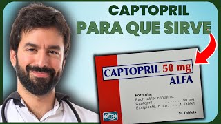 CAPTOPRIL💊 ¿Cómo Funciona y Para qué se Utiliza  MÁS [upl. by Sufur]