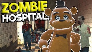 ZOMBIE APOCALYPSE SURVIVAL AT A HOSPITAL  Garrys Mod Roleplay Gameplay  Gmod FNAF Survival [upl. by Kacerek]