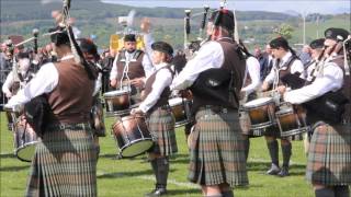 Gourock 2017  Glasgow Skye Association Pipe Band Grade 2 [upl. by Attenaej8]