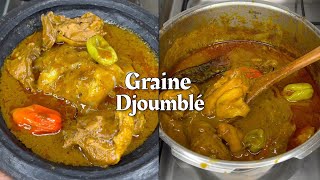 Sauce graine avec djoumblé [upl. by Agle740]