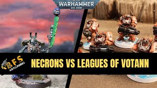 New Necron Detachment vs Leagues of Votann Warhammer 40k Battle Report 10th Edition [upl. by Obadias]