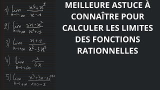 CALCUL DE LIMITE DUNE FORME INDETERMINÉE [upl. by Nylg]