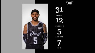 31pts 12rebs 5ast amp 7 THREEs in Game 1 of Jamaican Pro League [upl. by Novla]