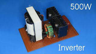 How to make 500W Inverter using ATX Transformer Part 2 [upl. by Assiralk]