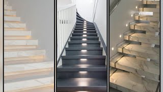 Modern Staircase Lighting Design Ideas 2022  LED Lights Under Stairs  Staircase Hanging Lights [upl. by Sherrard]