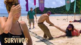 Survivor Cagayan  Reward Challenge Kicking amp Screaming [upl. by Nehepts]