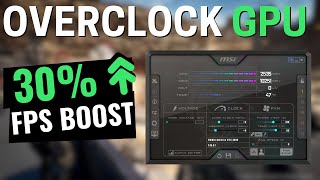 2023 Ultimate Guide Overclock Your GPU with MSI Afterburner  Boost Gaming Performance [upl. by Artened]