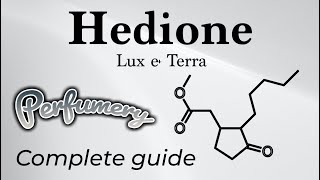 Famous molecules in perfumery  Hedione [upl. by Wallraff]