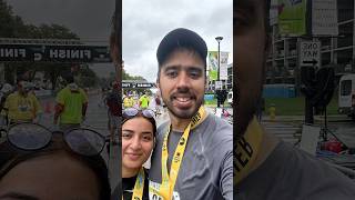 Running first half marathon together motivation halfmarathon [upl. by Learsi742]