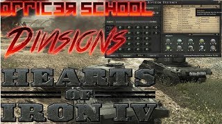 Hearts of Iron 4 Officer School 4  Designing a Division Best Division Templates [upl. by Yekciv]