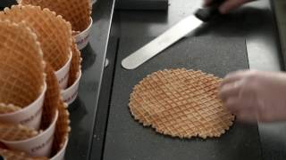 Cold Stone Creamery Creations and Waffle bowls [upl. by Nadnarb]