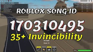 35 Invincibility Roblox Song IDsCodes [upl. by Pepita]