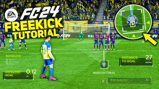 HOW TO SCORE EVERY FREEKICK in EA FC 24 [upl. by Notsirb]