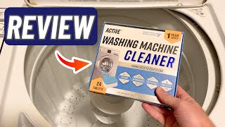 Active Washing Machine Cleaner Review  How to Clean Your Washer [upl. by Eirena371]