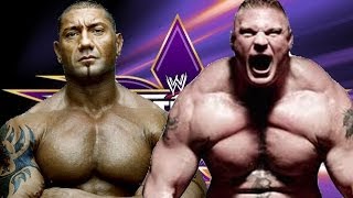 Batista vs Brock Lesnar Wrestlemania 30 [upl. by Ramuk]