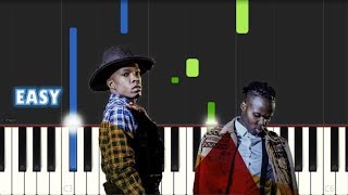 Blaq Diamond  Sthandwa  EASY PIANO TUTORIAL by SAPiano [upl. by Rici]