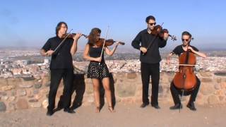 Musica boda Granada Viva la vida Cuarteto Albayzín [upl. by Ardnajela]