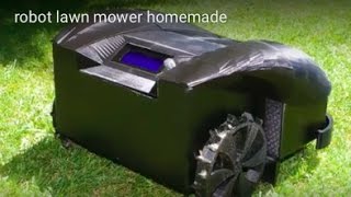 homemade robotic lawn mower [upl. by Regnij]