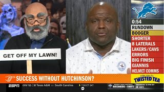 Pardon The Interruption  quotLions can win Super Bowl without Aidan Hutchinsonquot  Booger tells Wilbon [upl. by Rinaldo]