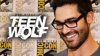 Tyler Hoechlin quotTeen Wolfquot Talks Shirtless Scenes Comic Con 2014 [upl. by Brackely]