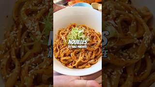 Nouilles UDON à lhuile pimentée 🔥🤤 [upl. by Arquit561]