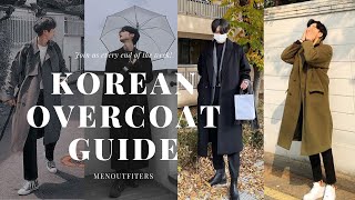 Korean Mens Outfit Ideas with Overcoat  Men Overcoat style  Men Outfiters [upl. by Lowenstein]