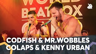 CODFISH amp MRWOBBLES VS COLAPS amp KENNY URBAN  WBC TAG TEAM BATTLE  Semi Final [upl. by Yhcir]