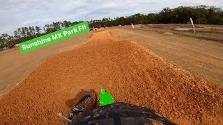 Riding at Sunshine State Mx Park in Jasper Florida [upl. by Sivek]