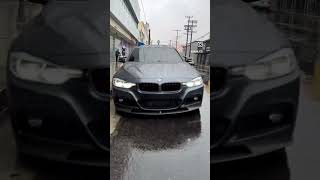 BMW 340i F30 B58 WITH MICKEY THOMPSONS WELD WHEELS WHILE IT RAINS FULL DRAG PACK Stage 2 e50 [upl. by Alaik564]