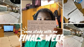 come with me to study for a week FINALS WEEK [upl. by Siulegroj866]