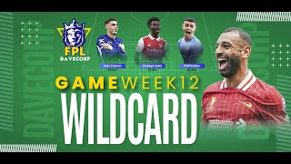 FPL WILDCARD DRAFTS  GAMEWEEK 12  Salah Palmer Saka Squad 💥 Fantasy Premier League Tips 202425 [upl. by Quincy452]